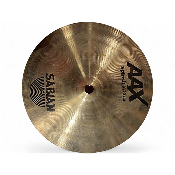 Used SABIAN 8in AAX Splash Brilliant Cymbal