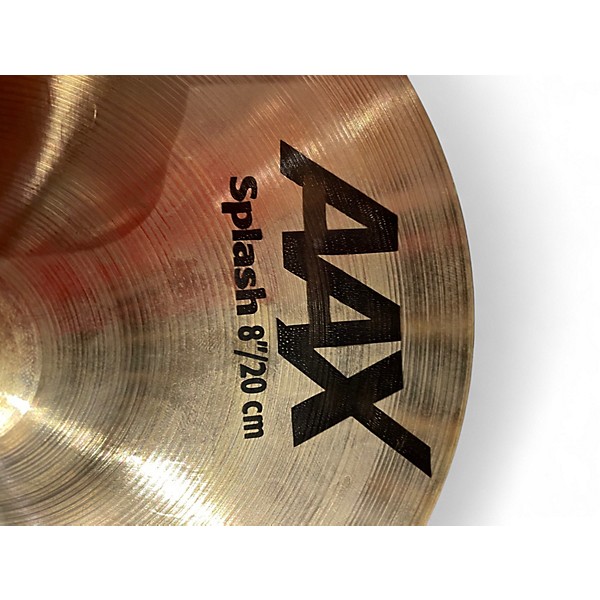 Used SABIAN 8in AAX Splash Brilliant Cymbal