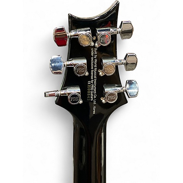 Used PRS SE Custom 22 Black Solid Body Electric Guitar