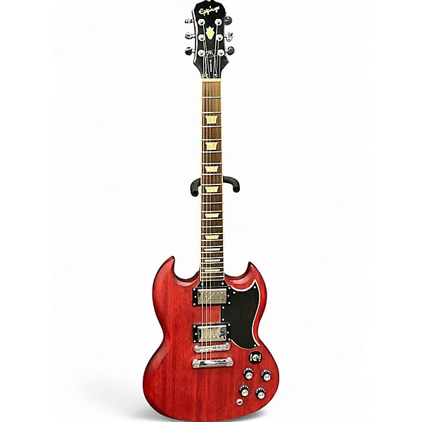 Used Epiphone SG Standard Red Solid Body Electric Guitar