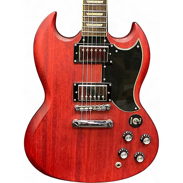 Used Epiphone SG Standard Red Solid Body Electric Guitar