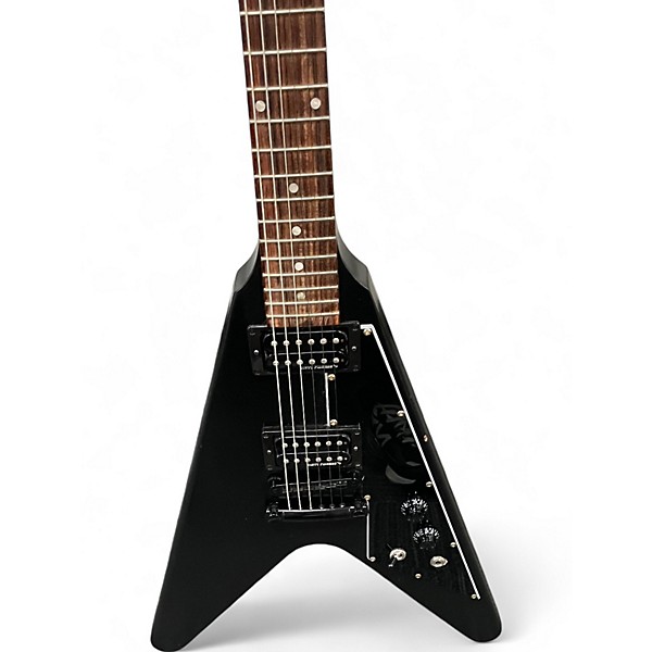 Used Gibson Flying V Black Solid Body Electric Guitar