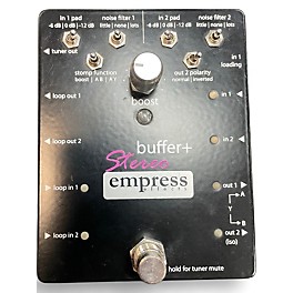 Used Empress Effects Buffer+ Analog I/O Interface with Switchable Boost Guitar Pedal