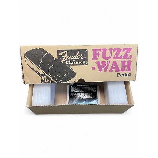 Used Fender FUZZ WAH Effect Pedal