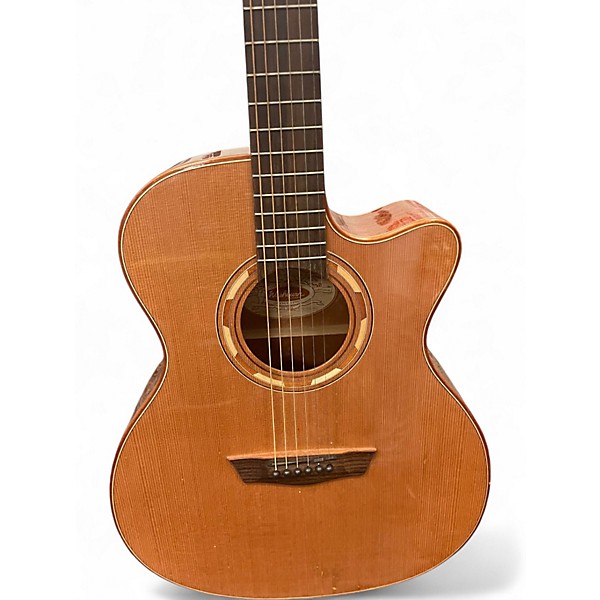 Used Washburn WLG16SCE Natural Acoustic Guitar