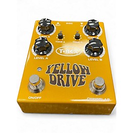 Used T-Rex Engineering Yellow Drive Distortion Effect Pedal