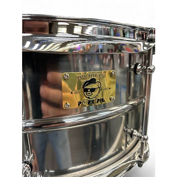 Used Pork Pie 14X6.5 PIG IRON Chrome Drum