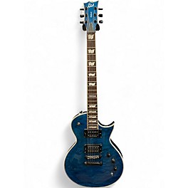 Used ESP LTD EC1000P Blue Solid Body Electric Guitar