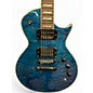 Used ESP LTD EC1000P Blue Solid Body Electric Guitar