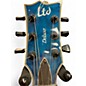 Used ESP LTD EC1000P Blue Solid Body Electric Guitar