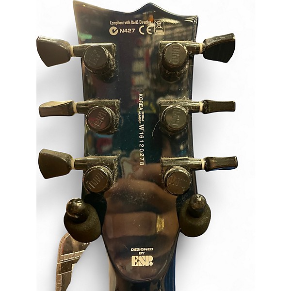 Used ESP LTD EC1000P Blue Solid Body Electric Guitar