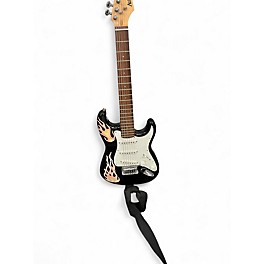 Used Austin AU720 Black Solid Body Electric Guitar