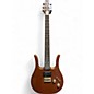 Vintage 1980s Hondo LONGHORN GUITAROLIN Brown Solid Body Electric Guitar thumbnail