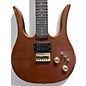 Vintage 1980s Hondo LONGHORN GUITAROLIN Brown Solid Body Electric Guitar