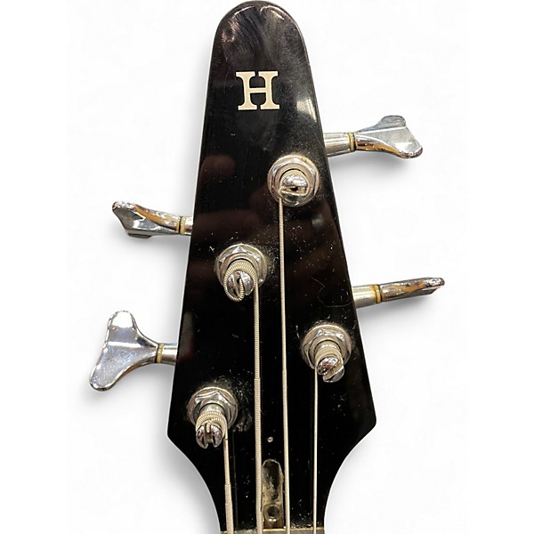 Used Hohner Professional B Bass Blue Electric Bass Guitar