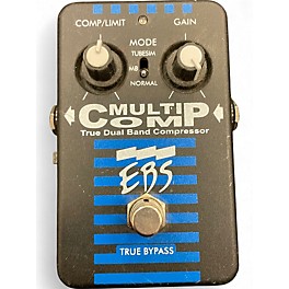 Used EBS MultiComp True Dual Band Compressor Bass Effect Pedal