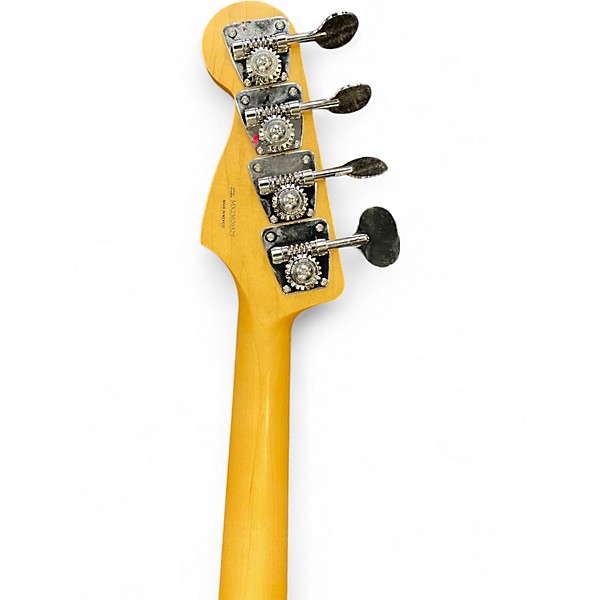 Used Fender Gold Foil Jazz Bass 2 Tone Sunburst Electric Bass Guitar