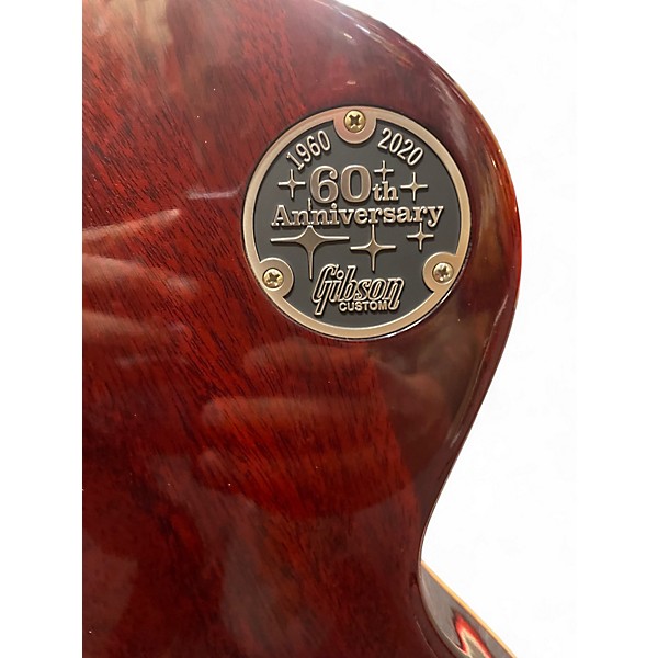 Used Gibson CUSTOM SHOP 60TH ANNIVERSARY 1960 REISSUE Antique Burst Solid Body Electric Guitar