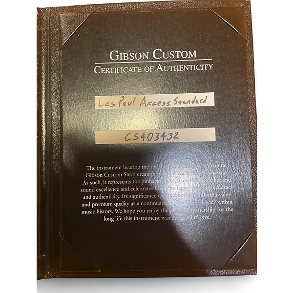 Used Gibson CUSTOM SHOP LES PAUL AXCESS STANDARD FLOYD ROSE DC RUST Solid Body Electric Guitar