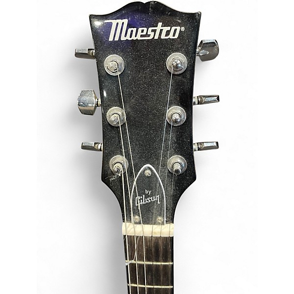 Used Maestro les paul jr Black Solid Body Electric Guitar