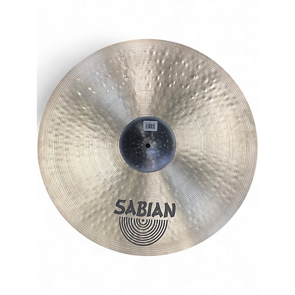 Used SABIAN 21in HH Raw Bell Dry Ride Brilliant Cymbal