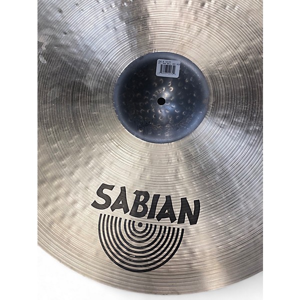 Used SABIAN 21in HH Raw Bell Dry Ride Brilliant Cymbal