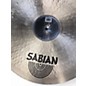 Used SABIAN 21in HH Raw Bell Dry Ride Brilliant Cymbal