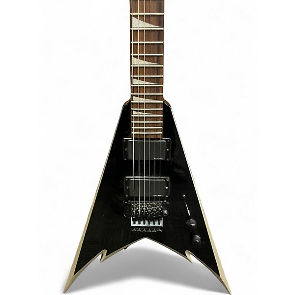 Used Jackson Phil Demmel Signature Demmelition PDX2 Black and Silver Solid Body Electric Guitar