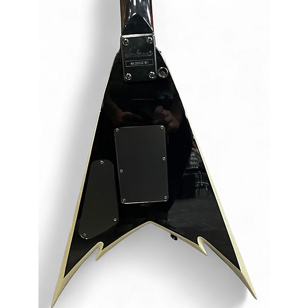 Used Jackson Phil Demmel Signature Demmelition PDX2 Black and Silver Solid Body Electric Guitar