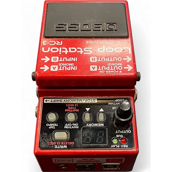 Used BOSS RC3 Loop Station Pedal