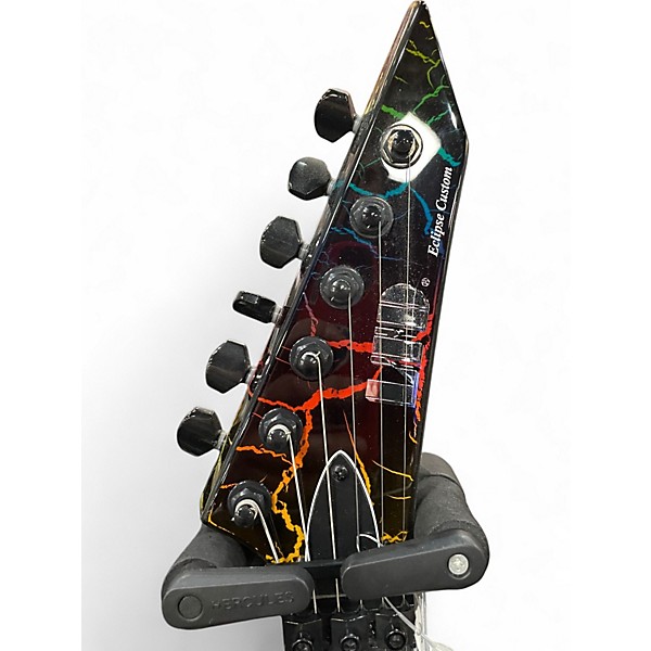 ギター CULT RAY Used ESP LTD 1987 Eclipse Custom NT Rainbow Crackle Solid