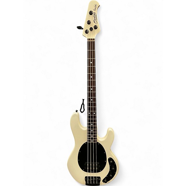 Used Sterling by Music Man Ray34 Blizzard Pearl Electric Bass Guitar