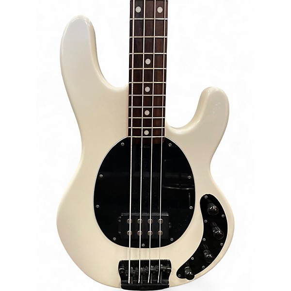 Used Sterling by Music Man Ray34 Blizzard Pearl Electric Bass Guitar