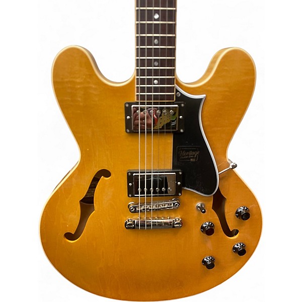 Used The Heritage H535 Natural Hollow Body Electric Guitar