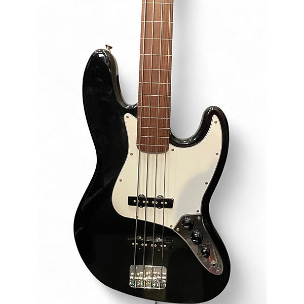 Used Fender JAZZ BASS STANDARD FRETLESS Black Electric Bass Guitar