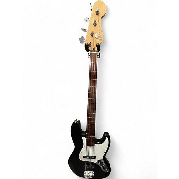 Used Fender JAZZ BASS STANDARD FRETLESS Black Electric Bass Guitar
