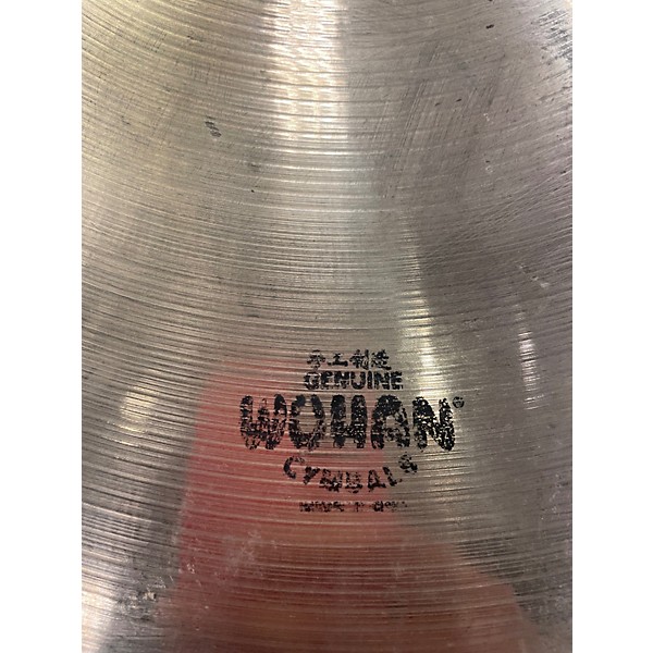 Used Wuhan Cymbals & Gongs 19in Med-Thin Crash 19" Cymbal