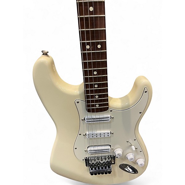Used Fender Richie Sambora Signature Stratocaster Cream Solid Body Electric Guitar