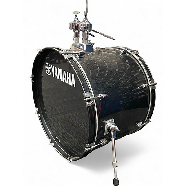 Used Yamaha 5 Piece Rydeen Black Sparkle Drum Kit