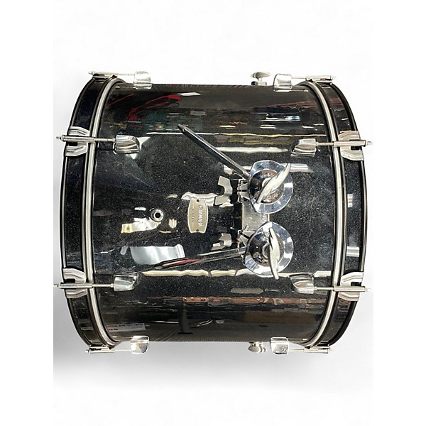 Used Yamaha 5 Piece Rydeen Black Sparkle Drum Kit