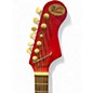 Used Vernon Bruno POLARIS Red Solid Body Electric Guitar