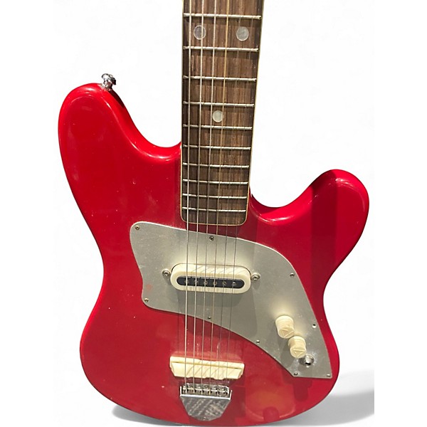 Used Vernon Bruno POLARIS Red Solid Body Electric Guitar