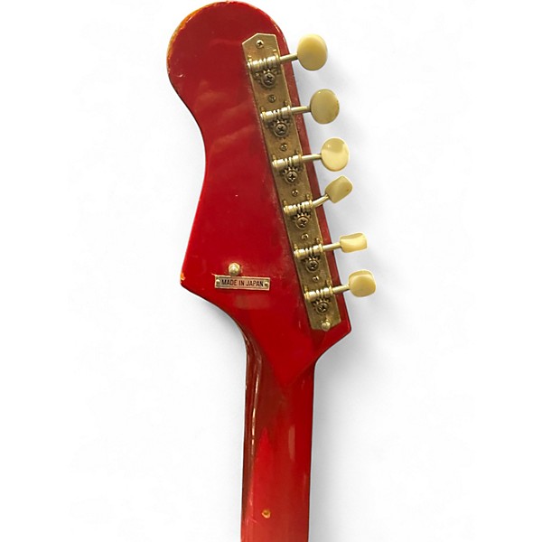 Used Vernon Bruno POLARIS Red Solid Body Electric Guitar