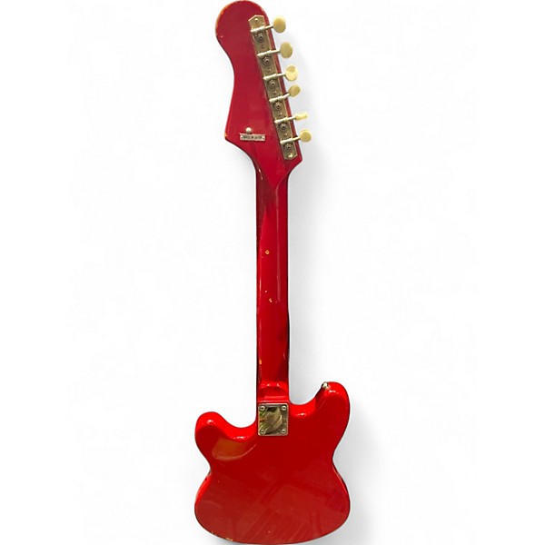 Used Vernon Bruno POLARIS Red Solid Body Electric Guitar