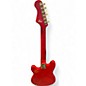 Used Vernon Bruno POLARIS Red Solid Body Electric Guitar