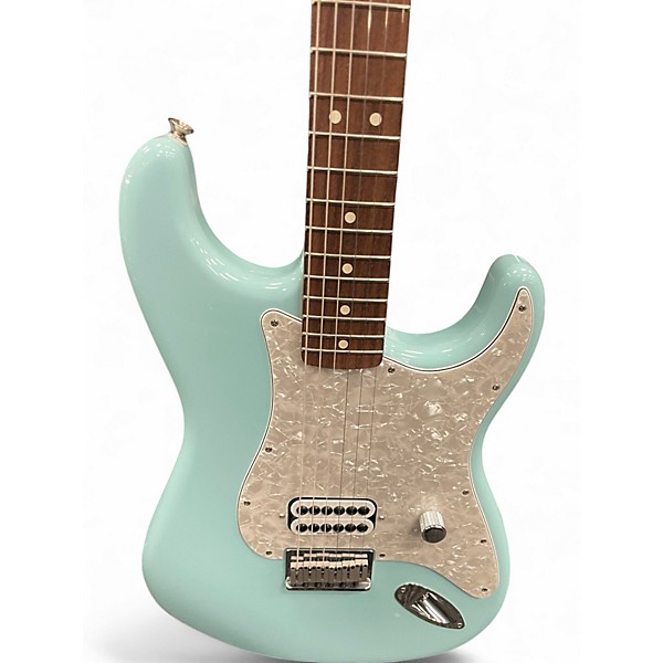 Used 2023 Fender Tom Delonge Signature Stratocaster Sonic Blue Solid Body Electric Guitar