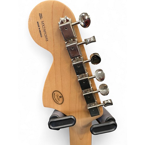 Used 2023 Fender Tom Delonge Signature Stratocaster Sonic Blue Solid Body Electric Guitar