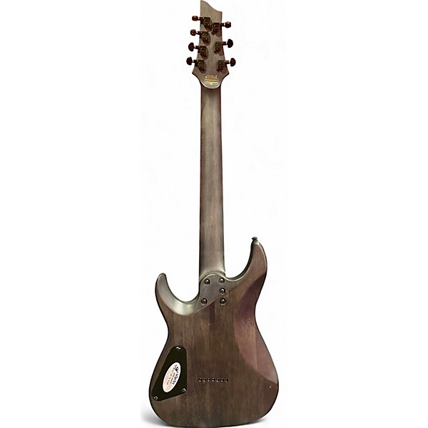 Used Schecter Guitar Research Omen Elite 7 Charcoal Solid Body Electric Guitar