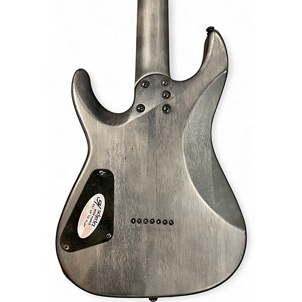 Used Schecter Guitar Research Omen Elite 7 Charcoal Solid Body Electric Guitar