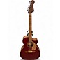 Used Fender Newporter Player Maroon Acoustic Electric Guitar thumbnail